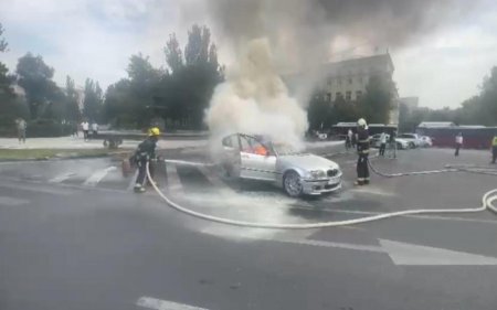 Yasamalda "BMW" yandı