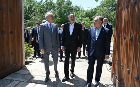 Liderlər Bülbülün ev-muzeyində