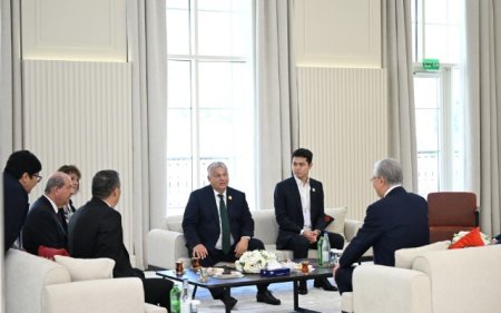 Qəbələdə liderlərin şərəfinə rəsmi nahar verildi