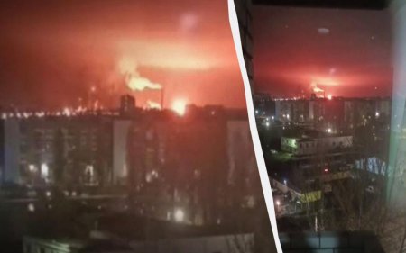 Ukrayna Saratov və Feodosiya neft obyektlərini vurdu