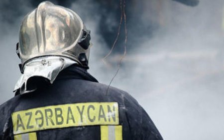 Sumqayıtda yanğın olub