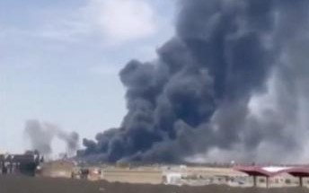 İran İsrailin sənaye zonasını bombaladı - VİDEO