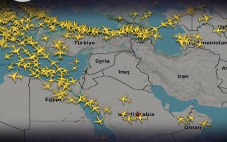 Hazırda Azərbaycan səması belə görünür