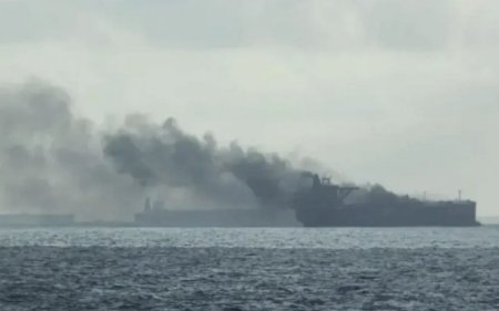 İran Oman sahillərində neft gəmisini vurdu - Yaralılar var