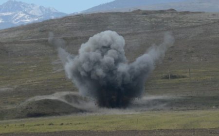 Ağdamda mina partlayıb, yaralanan var