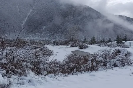 Bu əraziyə 1 sm qar yağıb - Faktiki HAVA