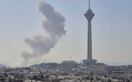 Tehranda güclü partlayışlar baş verib