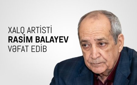 Mədəniyyət Nazirliyi Rasim Balayevin ölümü ilə bağlı nekroloq yaydı