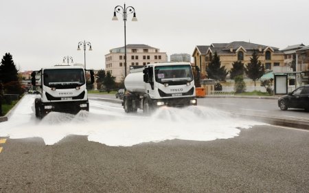 Güclü yağışdan sonra paytaxtda genişmiqyaslı daxili iməcilik keçirildi