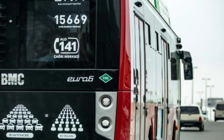 53 nömrəli şəhərdaxili marşrut üzrə bütün avtobuslar yenilənir