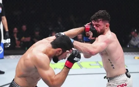 Fərman Həsənov UFC-də qələbə qazanıb