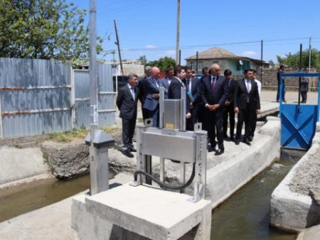 Azərbaycanda ilk qabaqcıl su ölçmə texnologiyası Ağstafada istifadəyə verilib
