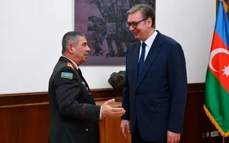 Vuçiç Zakir Həsənovu qəbul etdi