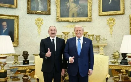 İlham Əliyev Donald Trampı təbrik etdi