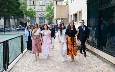 Leyla və Arzu Əliyevalar Dənizkənarı Milli Parkda