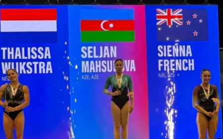 Gimnastlarımız beynəlxalq turniri 12 medalla başa vurdular