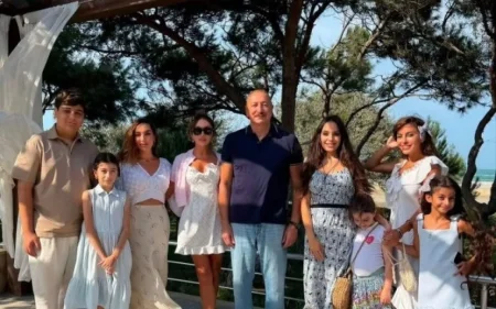 Leyla Əliyevadan ailə fotosu