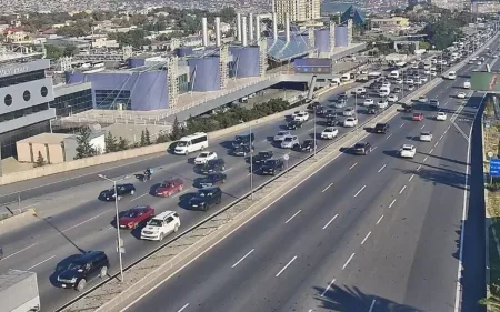 Bakının bu yollarında tıxac var