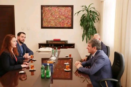 Səbuhi Abdullayev Alina Qriqoriyevanı qəbul edib